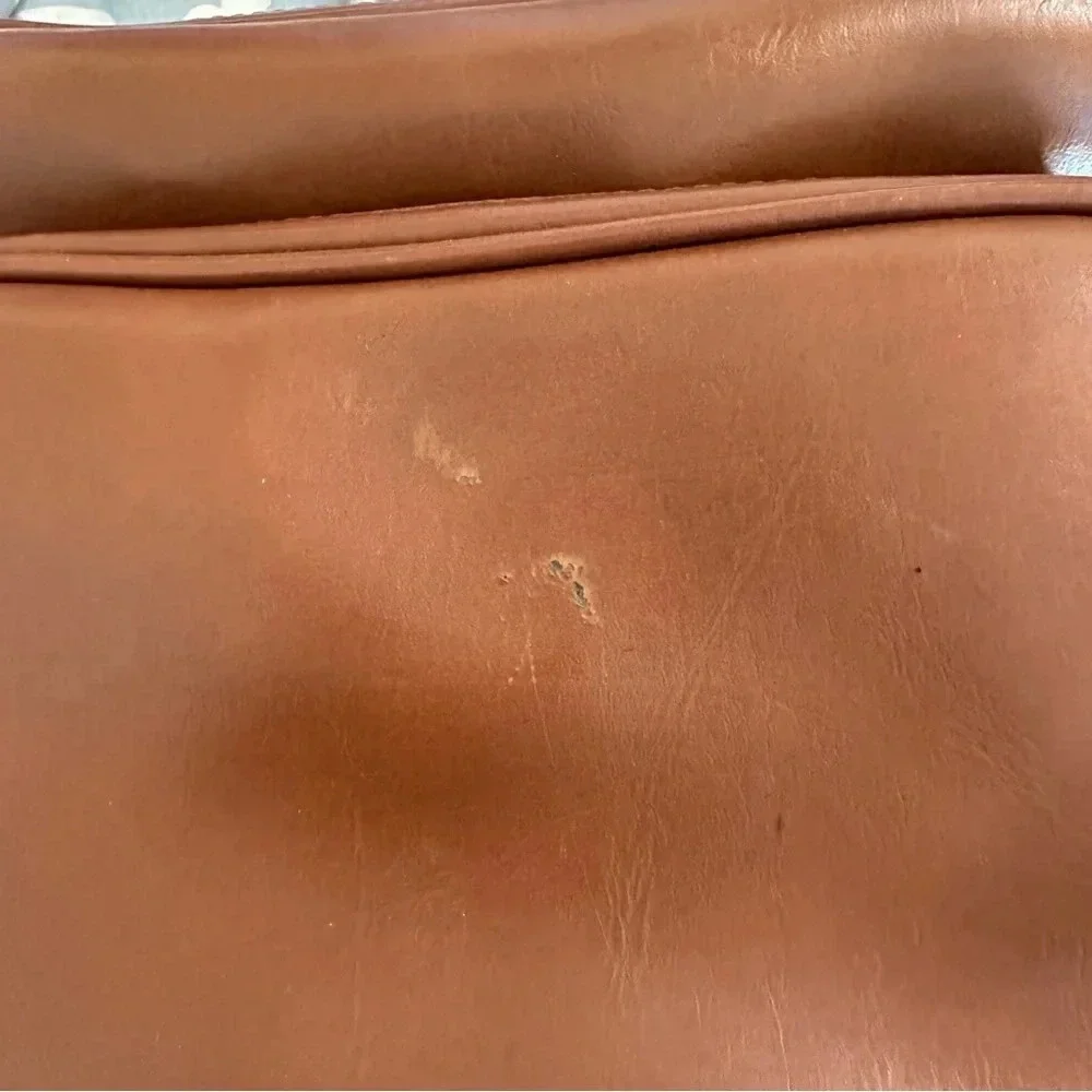 Vintage Coast Tan Brown Leather Camera Case 9